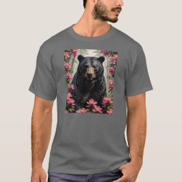 ウェストバージニアのクマとシャクナゲ Tシャツ