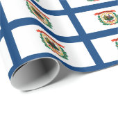 ウェストバージニアのバナーパターン ラッピングペーパー (ロールコーナー)