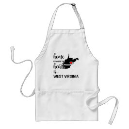 ウェストバージニアの家は、ハート スタンダードエプロン