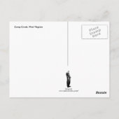 ウェストバージニアの滝 ポストカード (裏面)