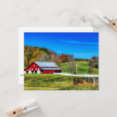 ウェストバージニアの秋 カード (正面/裏面インサイチュ)