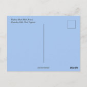 ウェストバージニアの秋 ポストカード (裏面)