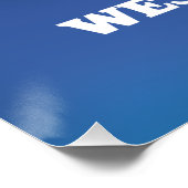 ウェストバージニアの米国の地図 ポスター (コーナー)