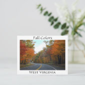 ウェストバージニアの紅葉 ポストカード (スタンド正面)