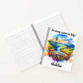 ウェストバージニアの美しいを発見 ノートブック (内部)