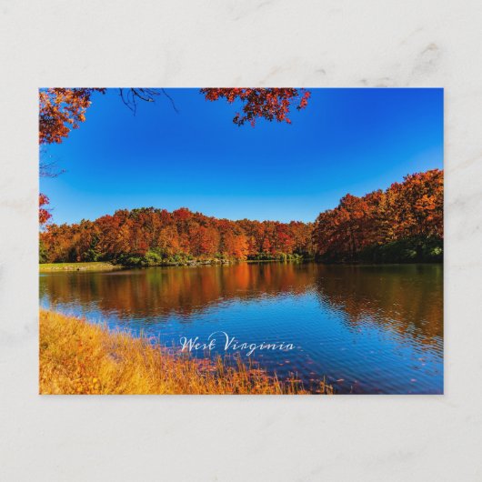 ウェストバージニアの風景写真 ポストカード (正面)
