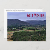 ウェストバージニアはがきグリーンバンク ポストカード (正面/裏面)