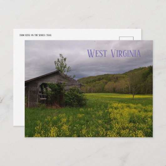 ウェストバージニアはがき ポストカード (正面/裏面)