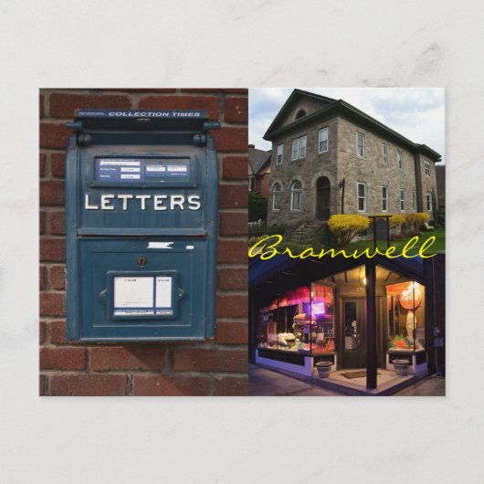 ウェストバージニアはがき ポストカード (正面)