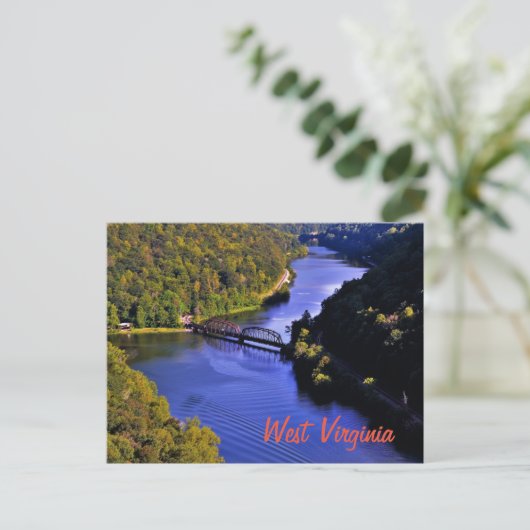 ウェストバージニアはがき ポストカード (スタンド正面)