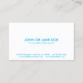 ウェストバージニアぼやけチル 名刺 (裏面)