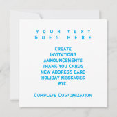 ウェストバージニアぼやけチル 招待状 (裏面)