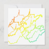 ウェストバージニアぼやけチル 招待状 (正面)