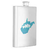 ウェストバージニアウェーブ魚釣り フラスク (右)