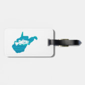 ウェストバージニアウェーブ魚釣り ラゲッジタグ (裏面横)