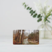 ウェストバージニアクリーク写真撮影名刺 名刺 (スタンド正面)