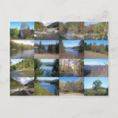 ウェストバージニアコラージュ ポストカード (正面)