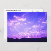 ウェストバージニアサンライズパープル ポストカード (正面/裏面)