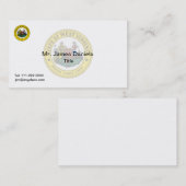 ウェストバージニアシ素晴らしール 名刺 (正面/裏面)