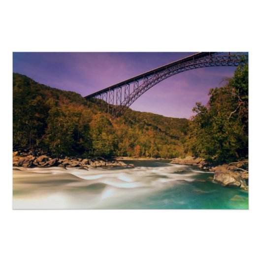 ウェストバージニアバブコック州パーク ポスター (正面)