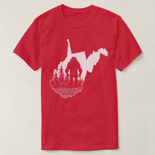 ウェストバージニアビッグフット Tシャツ (デザイン正面)