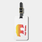 ウェストバージニアベア ラゲッジタグ (正面縦)