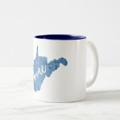 ウェストバージニアホームウッドグレイン ツートーンマグカップ (正面右)