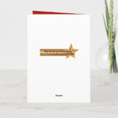 ウェストバージニアポインセチア季節のごあいさつ シーズンカード (裏面)