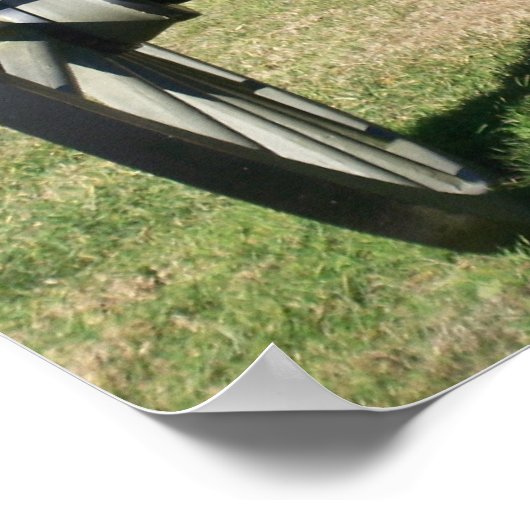 ウェストバージニア南北戦争連合キャノンプリント ポスター (角)