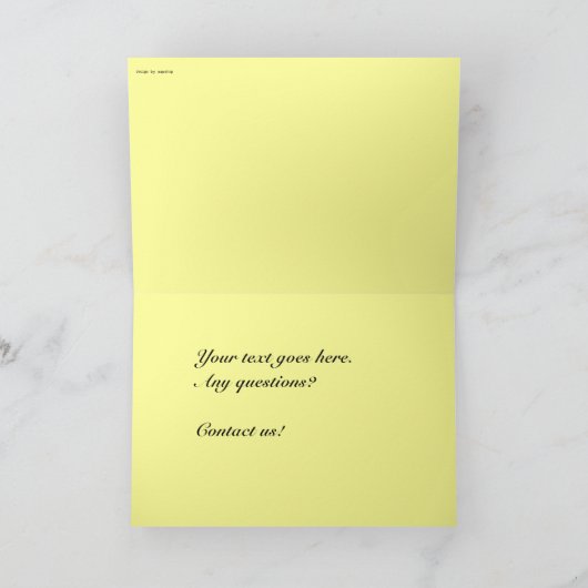 ウェストバージニア州からのヴィンテージの挨拶 カード (内部)