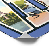 ウェストバージニア州からの挨拶、ヴィンテージ ポスター (角)