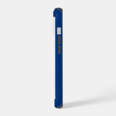 ウェストバージニア州の旗のデザイン iPhone 15ケース (左側面)