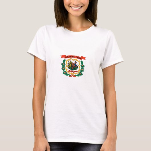 ウェストバージニア州の旗 Tシャツ (正面)