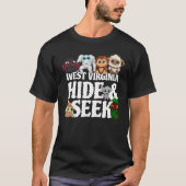 ウェストバージニア州の暗号: Hide & Seek Tシャツ (正面)