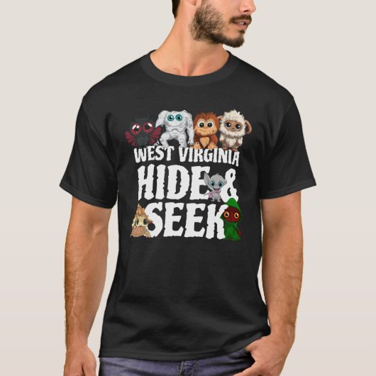 ウェストバージニア州の暗号: Hide & Seek Tシャツ (正面)