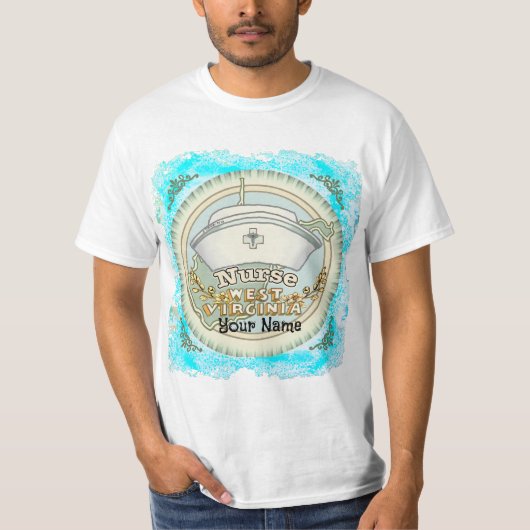 ウェストバージニア州の看護師Tシャツ Tシャツ (正面)