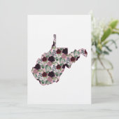 ウェストバージニア州の結婚式装飾 招待状 (スタンド正面)