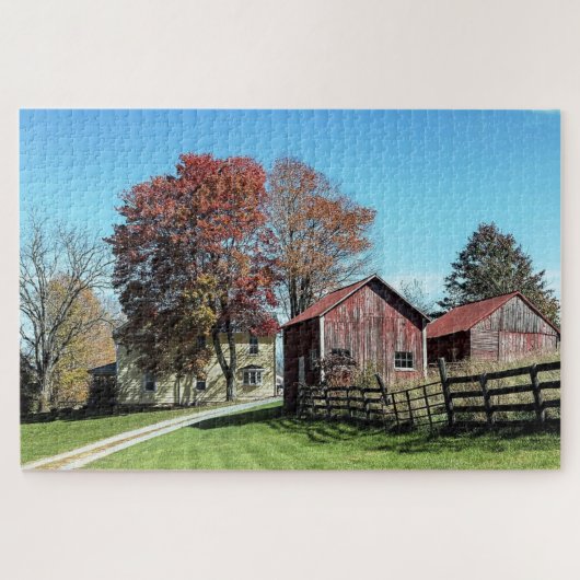 ウェストバージニア州の農場 ジグソーパズル (横)