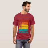 ウェストバージニア州の電気工事士の夕焼け Tシャツ (正面フル)