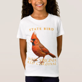 ウェストバージニア州の鳥 コモンコーディナル Tシャツ