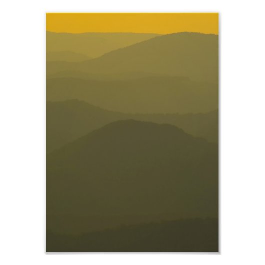 ウェストバージニア州アレガニーに沈む フォトプリント            (正面)