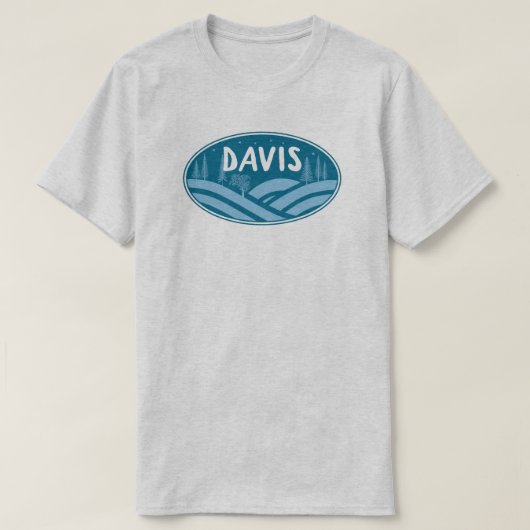 ウェストバージニア州デイビスのアウトドア Tシャツ (デザイン正面)