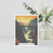 ウェストバージニア州ニューリバー渓谷国立公園 ポストカード (スタンド正面)