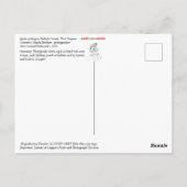 ウェストバージニア州バークレー郡のリンゴ狩り ポストカード (裏面)