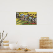 ウェストバージニア州ローガン – ラージレターシーン ポスター (キッチン)