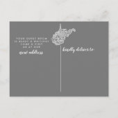 ウェストバージニア州引っ越しアナウンスポストカード 案内ポストカード (裏面)