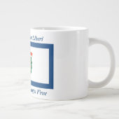 ウェストバージニア州旗とモットー20オズマグ ジャンボコーヒーマグカップ (右)