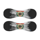 ウェストバージニア州旗のブラシストローク 野球ボール (パネル)