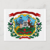 ウェストバージニア州旗はがき ポストカード (正面)