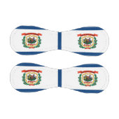 ウェストバージニア州旗を持つ愛国野球 野球ボール (パネル)